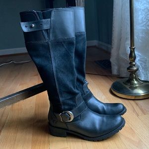 Timberland black Earthkeeper leather boots